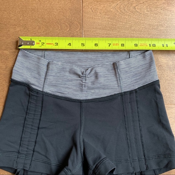 *SOLD* LULULEMON Hot ‘n sweaty short size 2 black - Picture 5 of 10